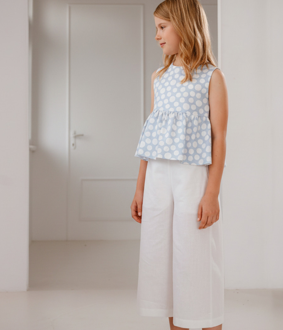 Naturalny komplet na wyjątkowe okazje dla dziewczynki - minimi