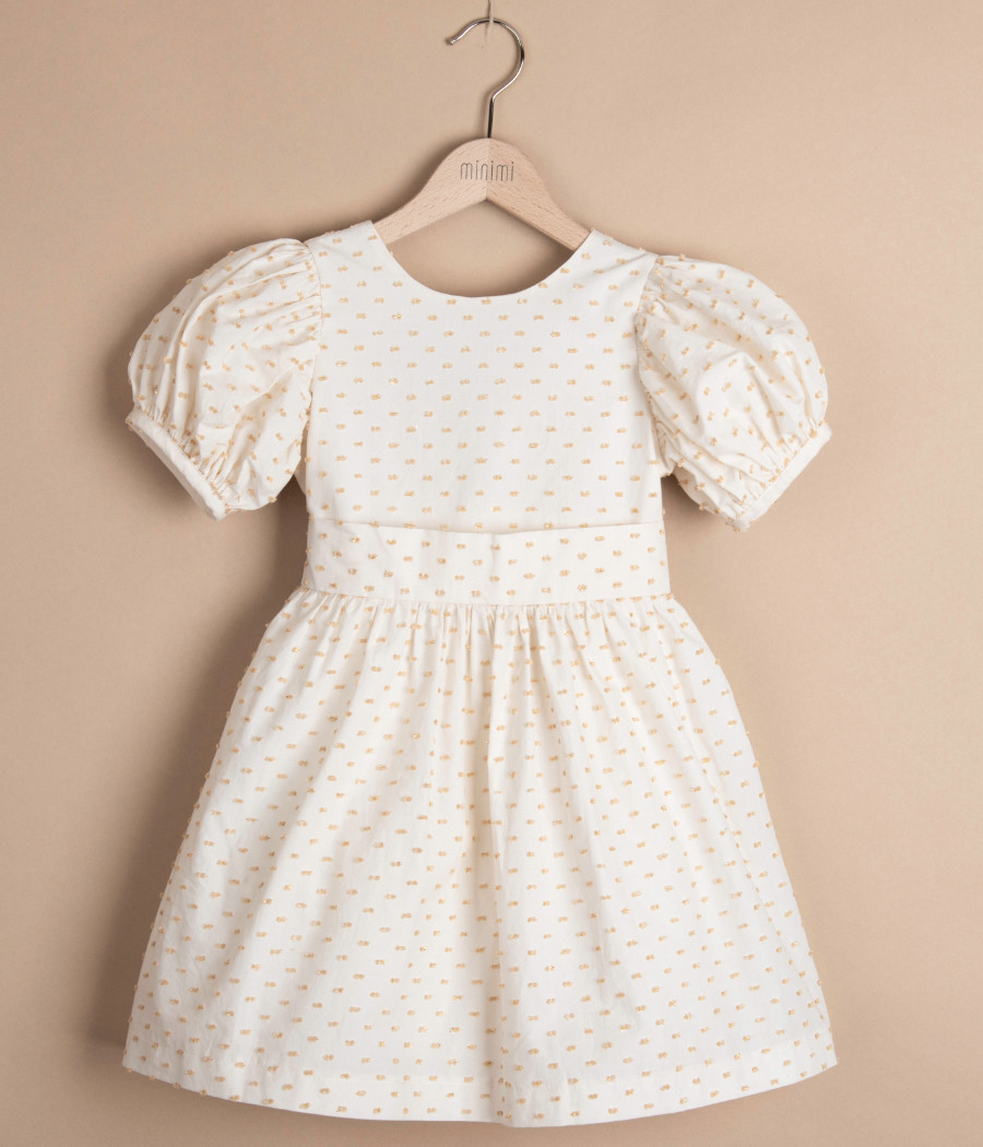 Sukienka dla dziewczynki na wyjątkowe okazje z kokardą - minimi