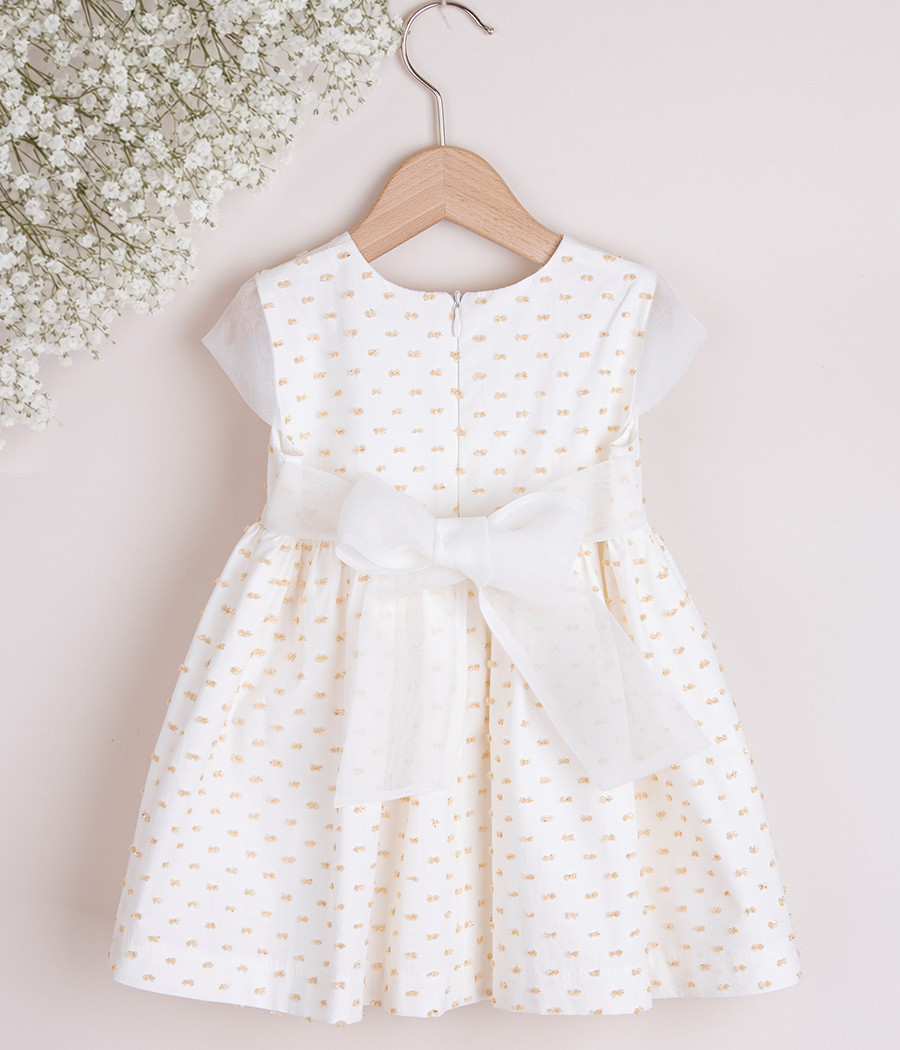 Sukienka dla dziewczynki na wyjątkowe okazje z kokardą - minimi