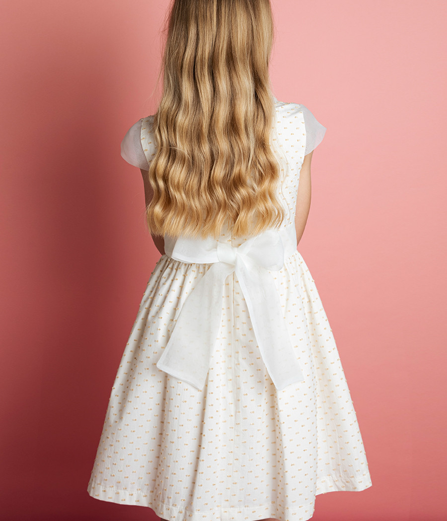 Sukienka dla dziewczynki na wyjątkowe okazje z kokardą - minimi