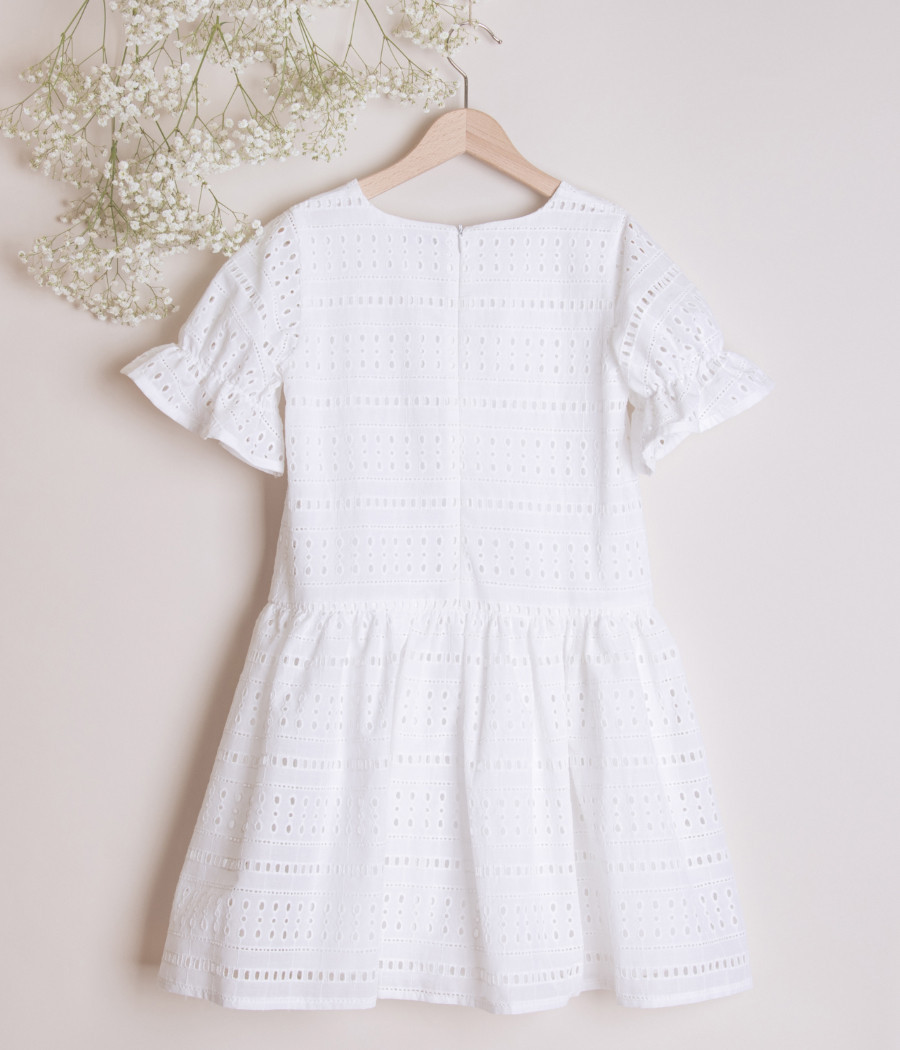 Sukienka bawełniana dla dziewczynki na wyjątkowe okazje - minimi