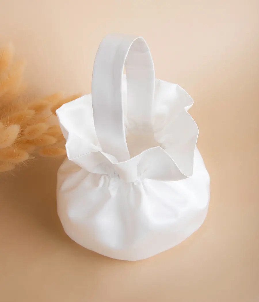 Torebka komunijna sakiewka satynowa dla dziewczynki - minimi