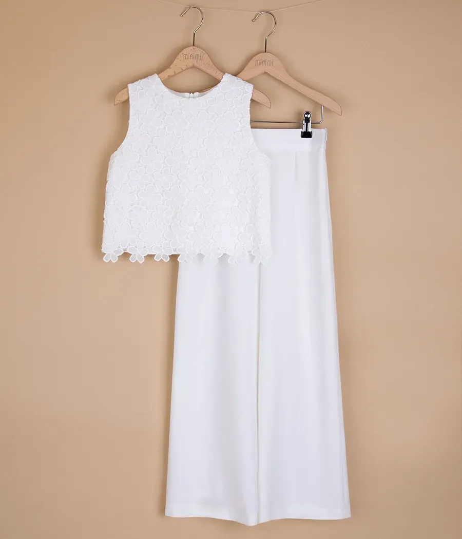 Elegancki komplet pokomunijny dla dziewczynki - minimi