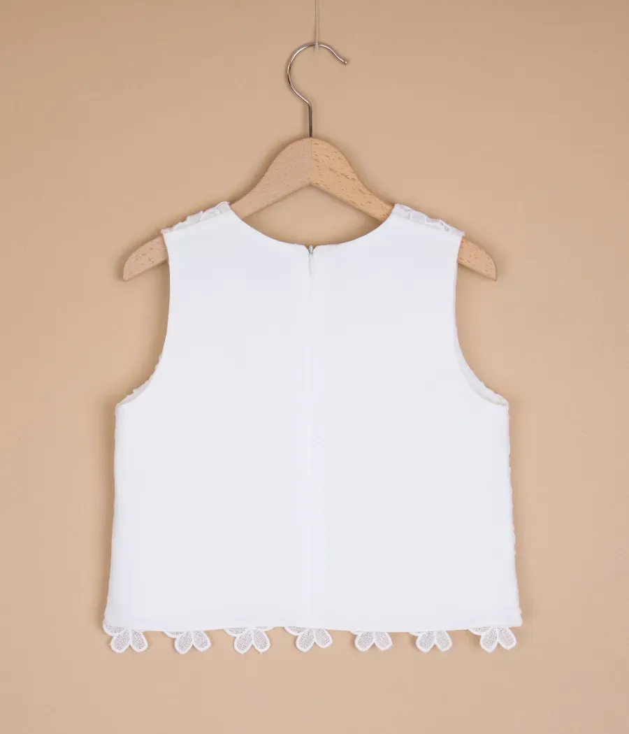 Elegancki komplet pokomunijny dla dziewczynki - minimi