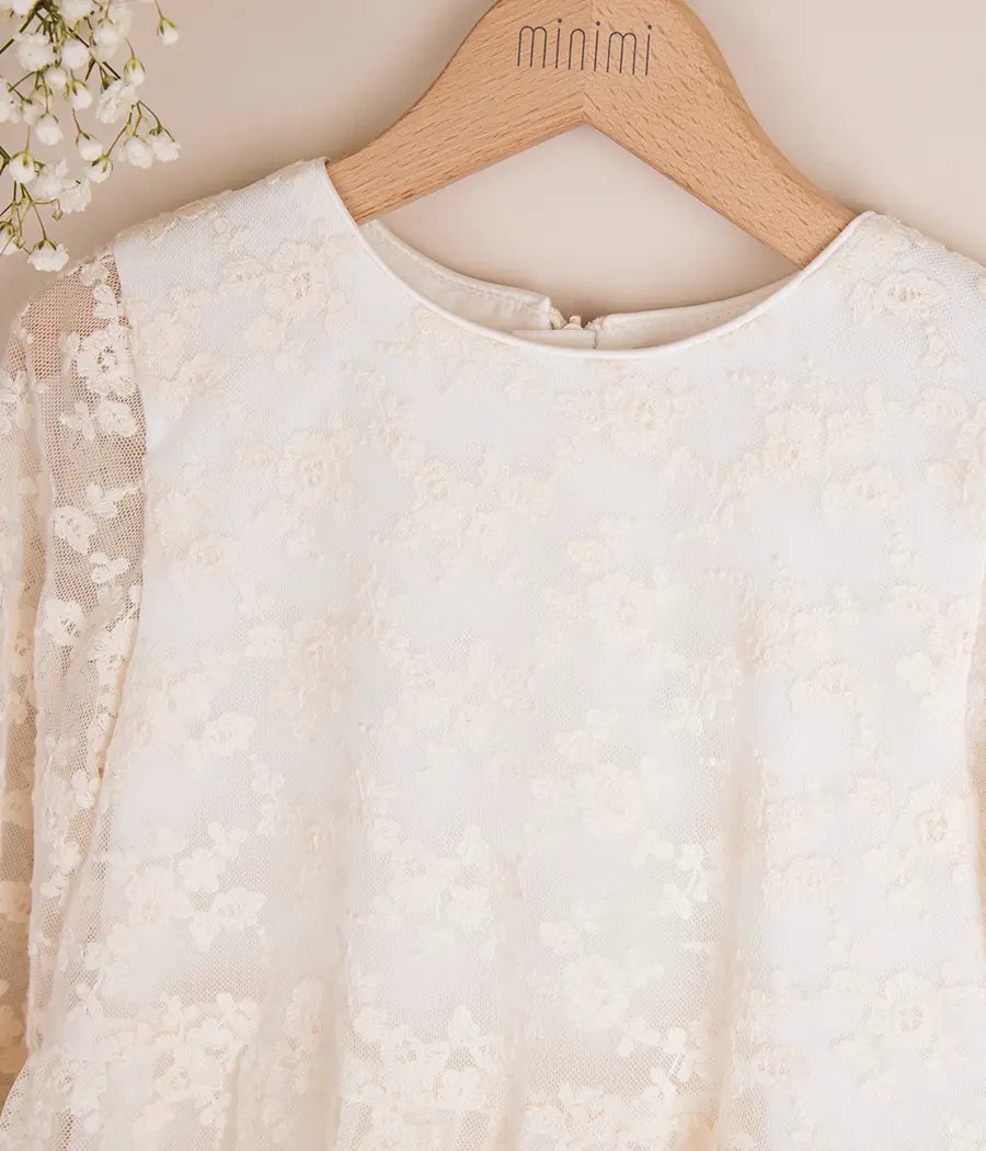 Sukienka koronkowa dla dziewczynki na wyjątkowe okazje - minimi