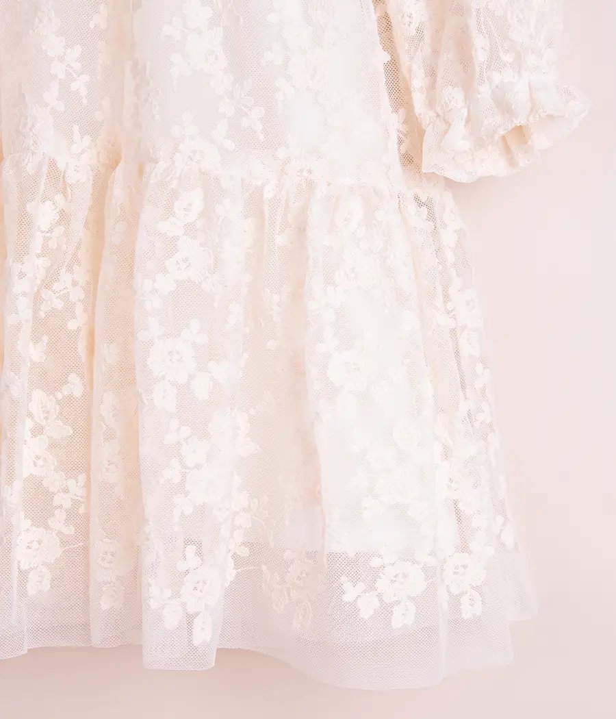 Sukienka koronkowa dla dziewczynki na wyjątkowe okazje - minimi