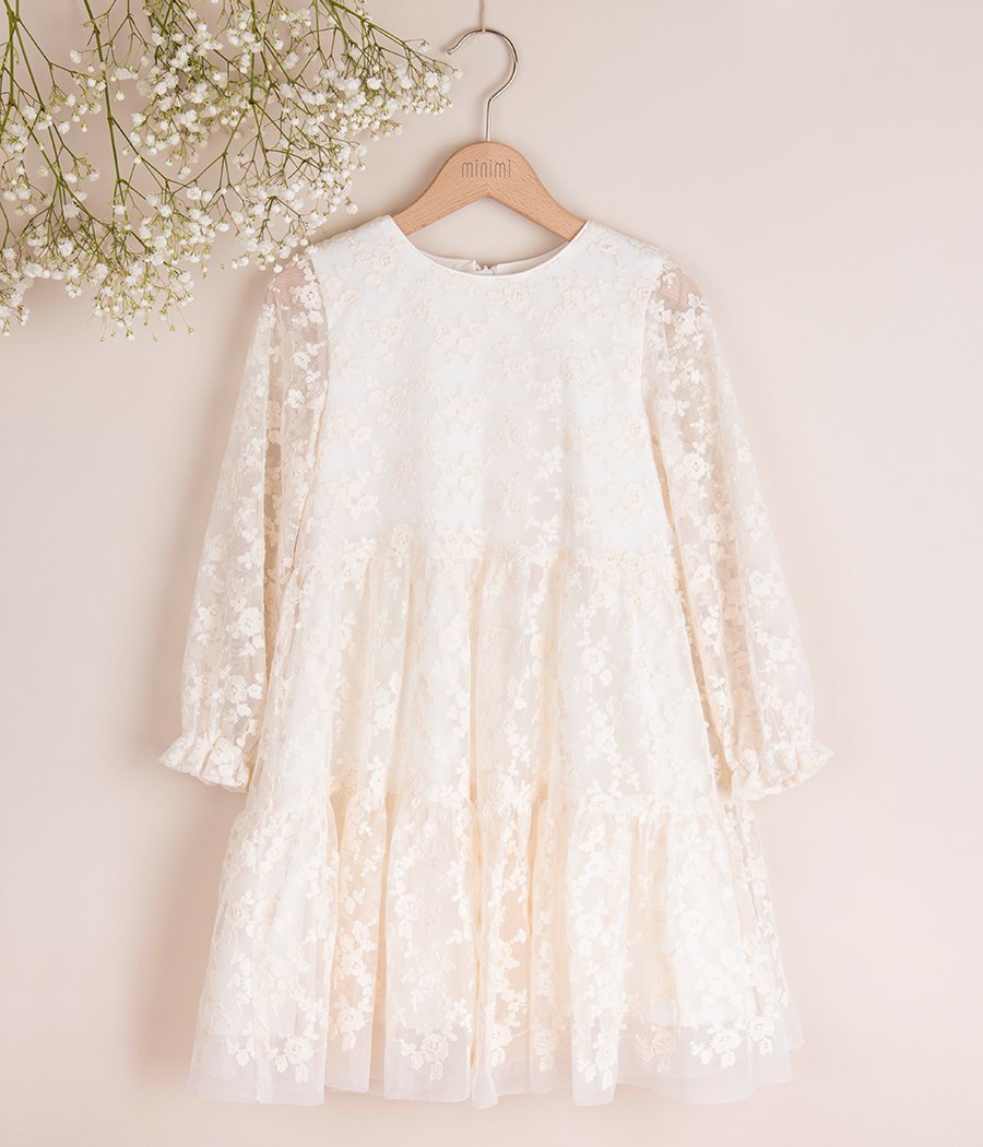 Sukienka koronkowa dla dziewczynki na wyjątkowe okazje - minimi
