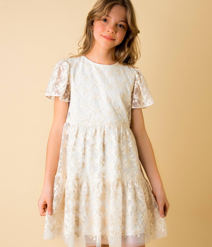 Sukienka koronkowa dla dziewczynki na wyjątkowe okazje - minimi