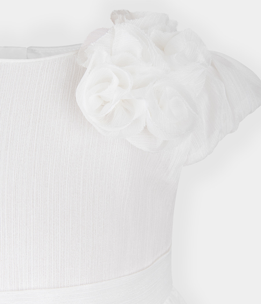 Sukienka z błyszczącej żorżety dla dziewczynki - minimi