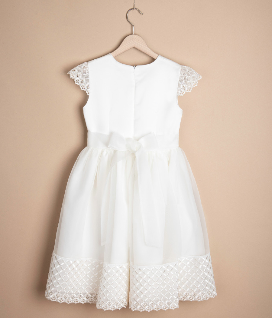 Sukienka kremowa dla dziewczynki Nina - minimi