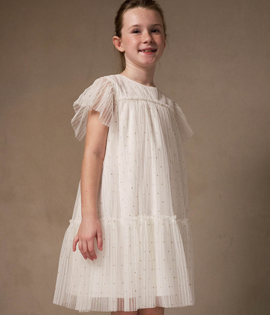 Sukienka plisowana dla dziewczynki na wyjątkowe okazje - minimi