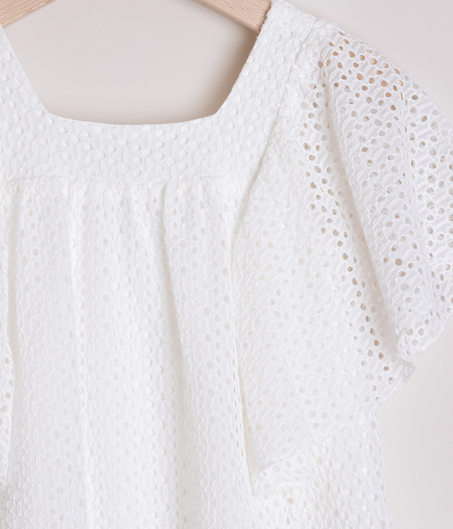 Sukienka dla dziewczynki na wyjątkowe okazje o luźnym fasonie - minimi