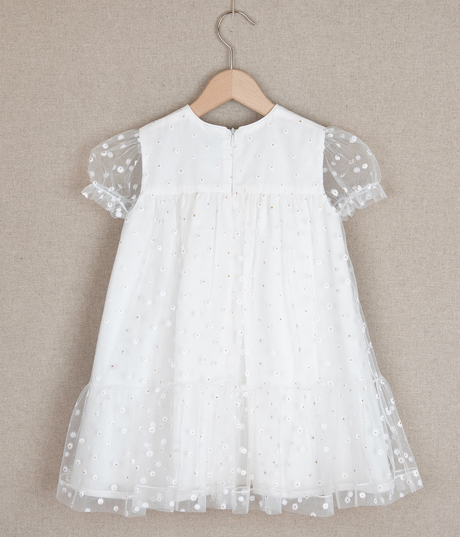 Sukienka tiulowa dla dziewczynki w stokrotki - minimi