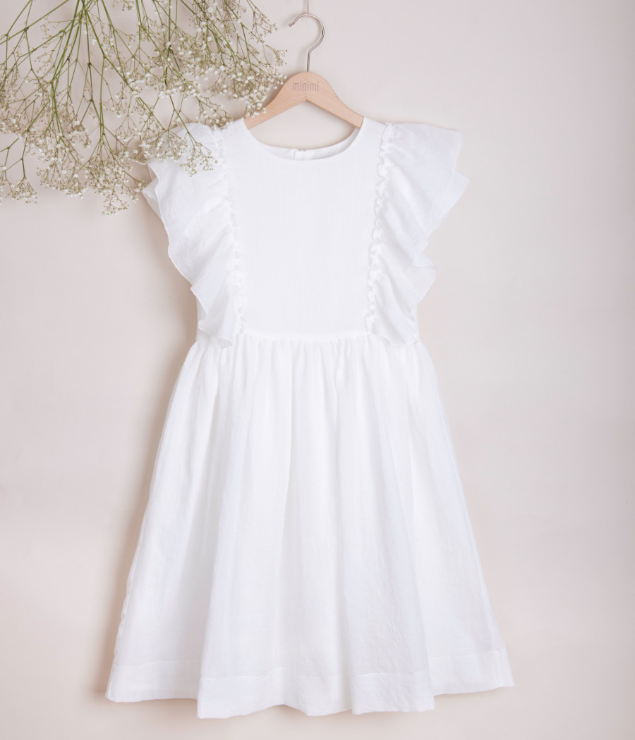 Subtelna sukienka dla dziewczynki na wyjątkowe okazje - minimi