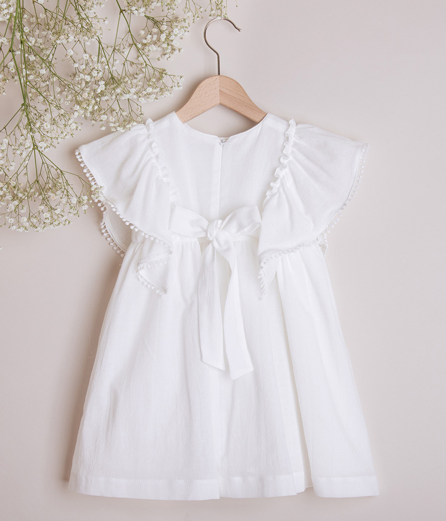 Sukienka bawełniana dla dziewczynki na wyjątkowe okazje - minimi