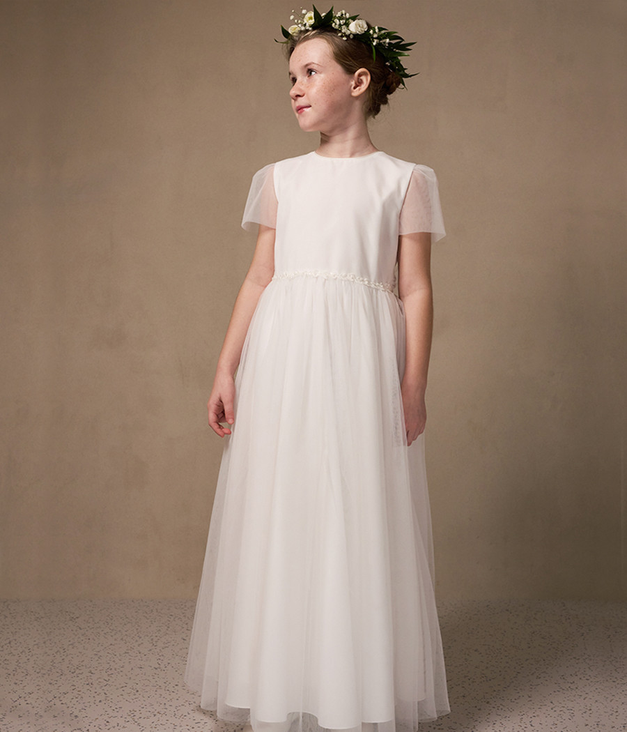 Sukienka do Komunii dla dziewczynki tiulowa Alicja - minimi