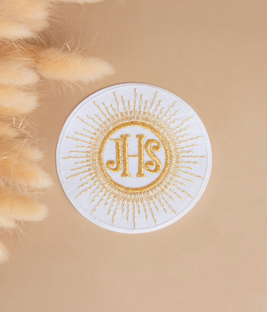 Naszywka hostia komunijna złota - minimi
