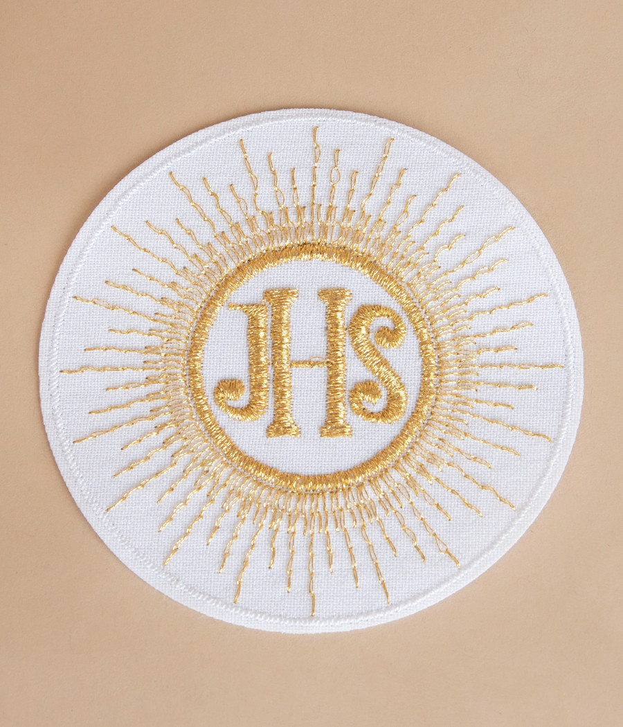 Naszywka hostia komunijna złota - minimi