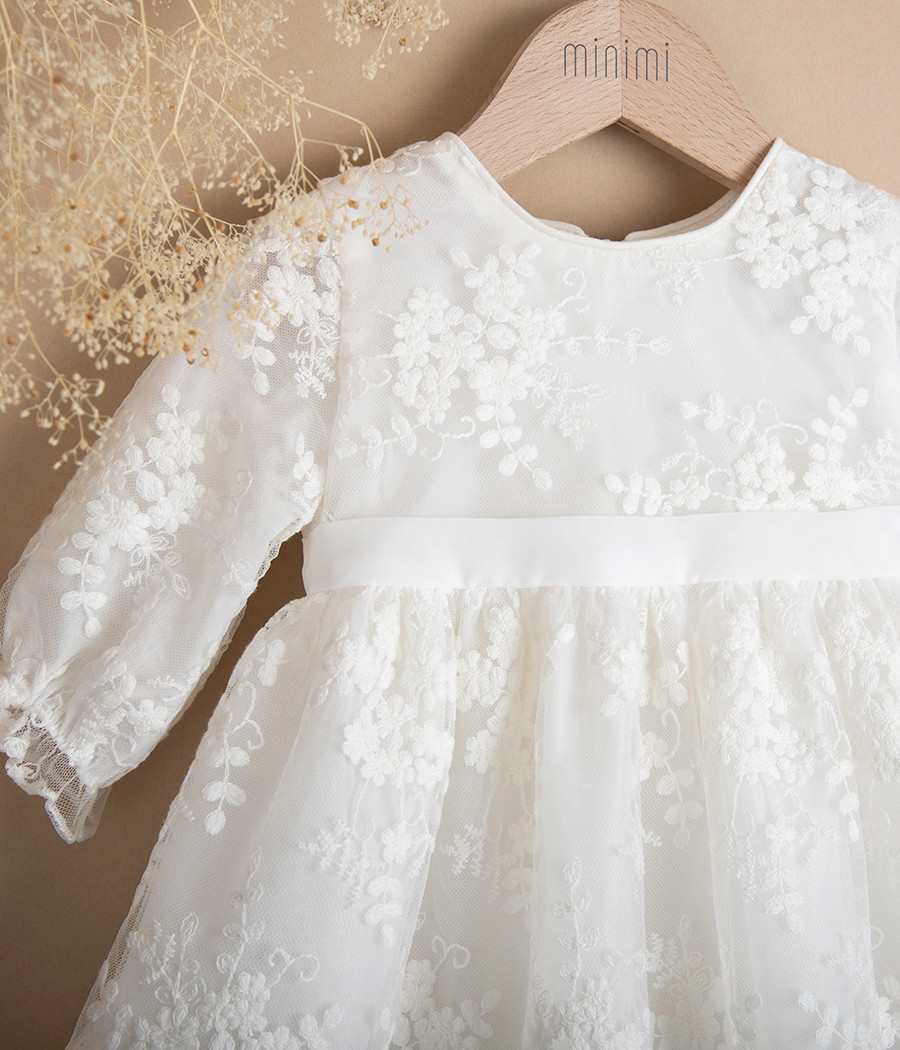 Sukienka do chrztu koronkowa Emma - minimi