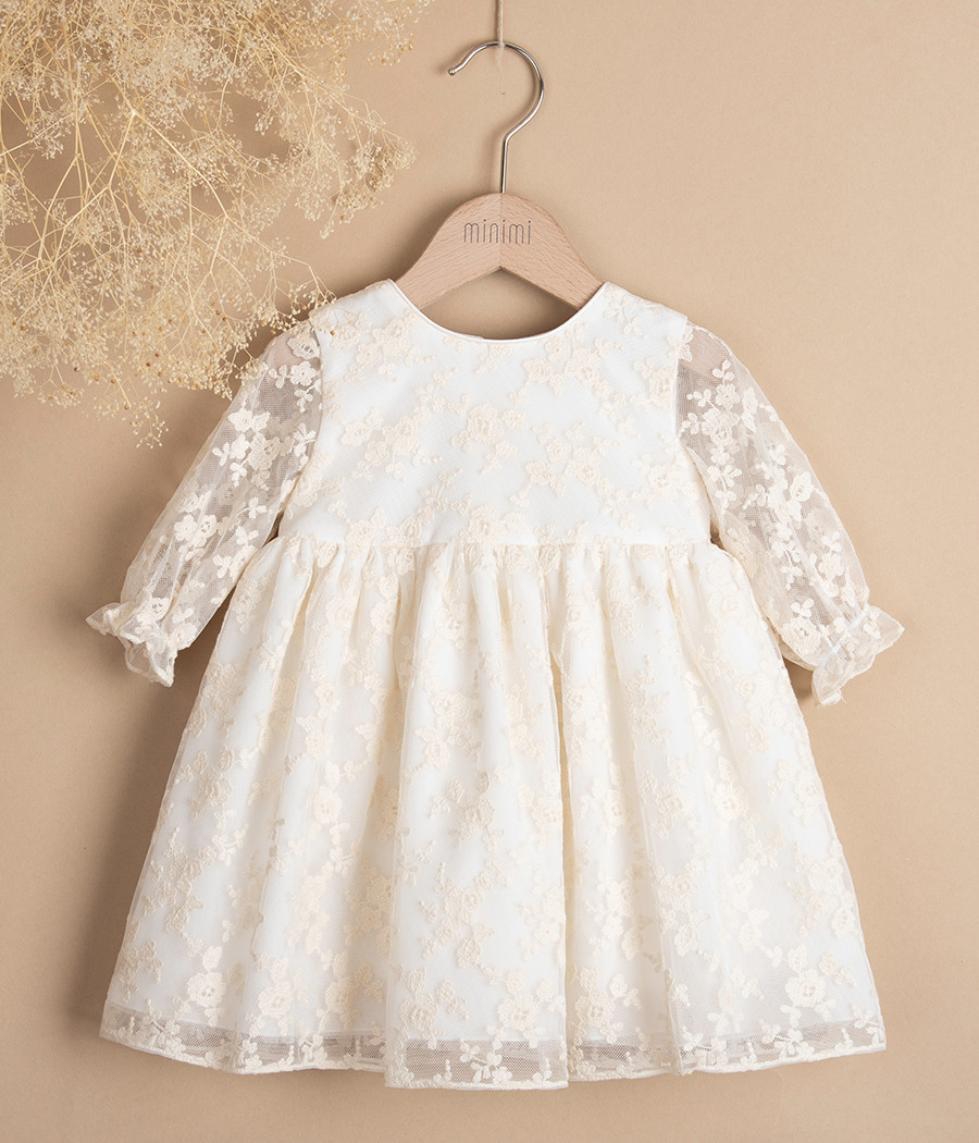 Sukienka koronkowa niemowlęca Leonia - minimi