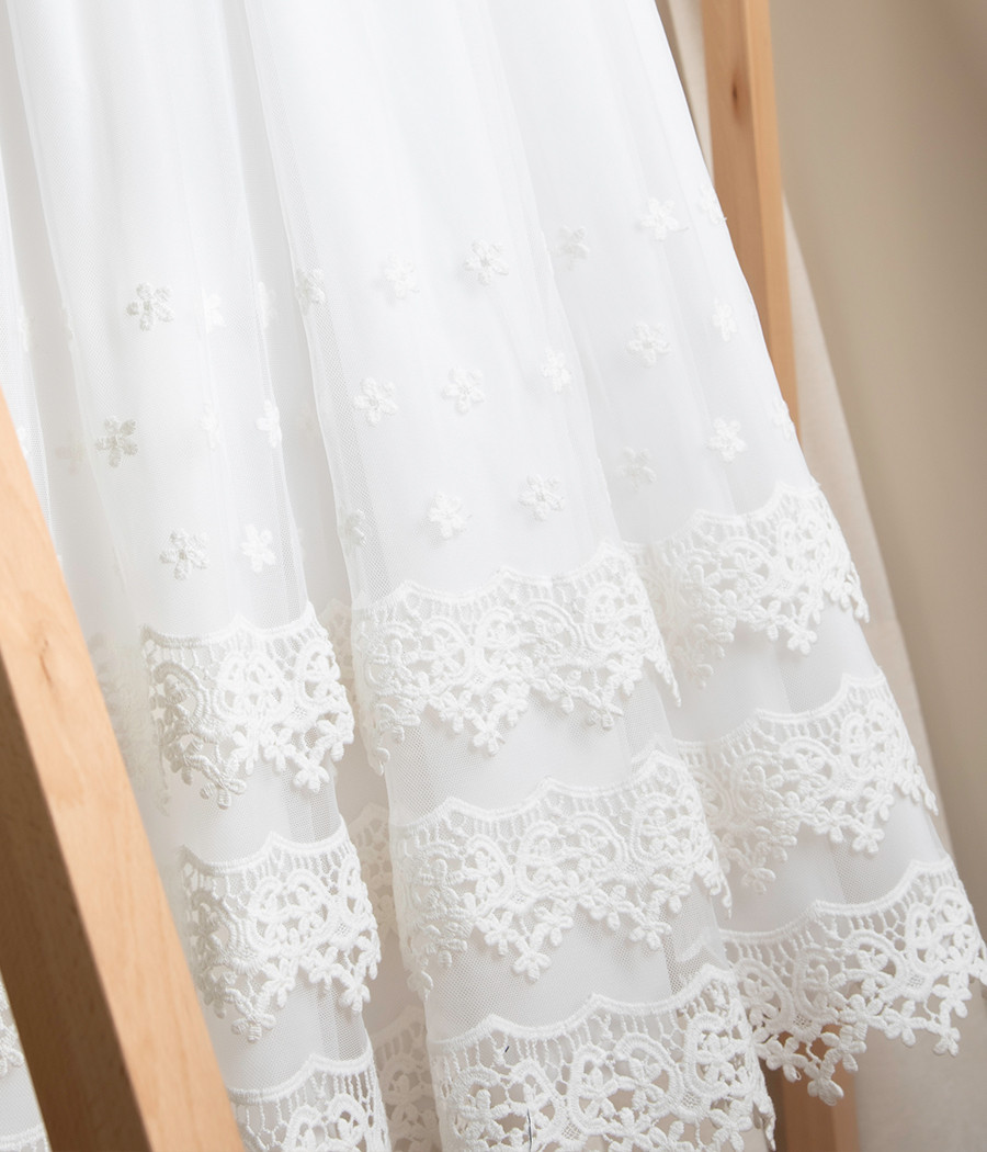 Sukienka komunijna koronkowa Bianka - minimi