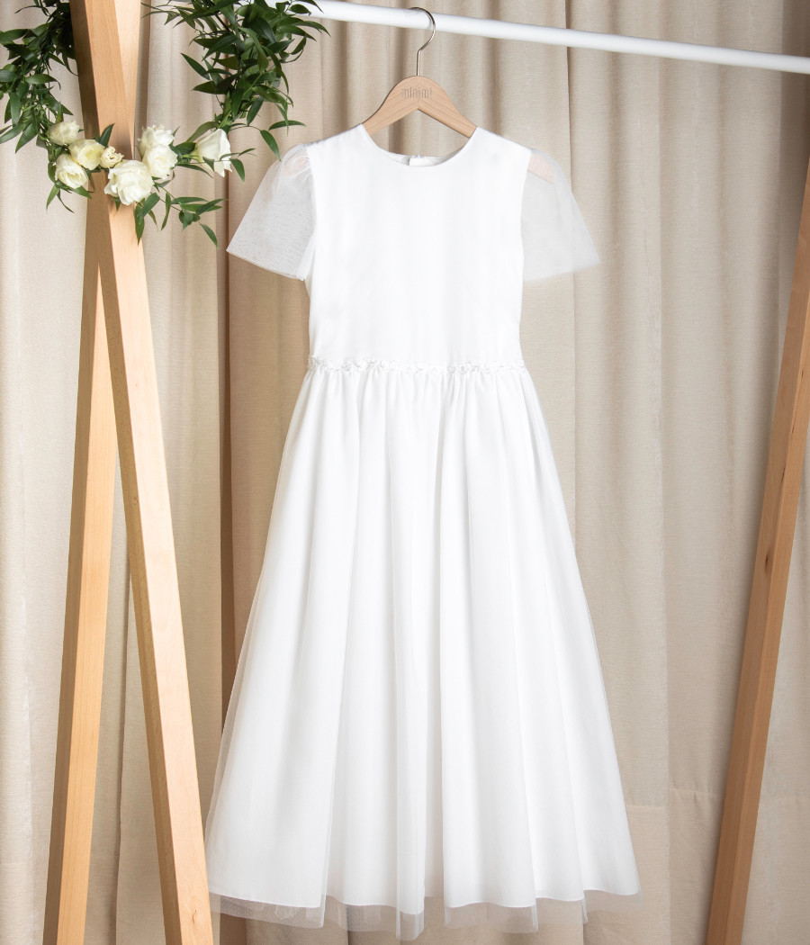 Sukienka do Komunii dla dziewczynki tiulowa Alicja - minimi