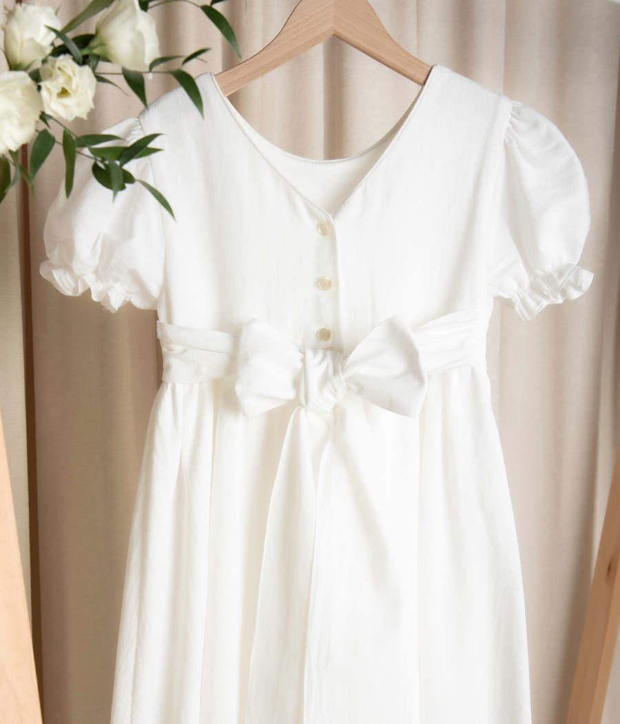 Naturalna sukienka komunijna Lila - minimi