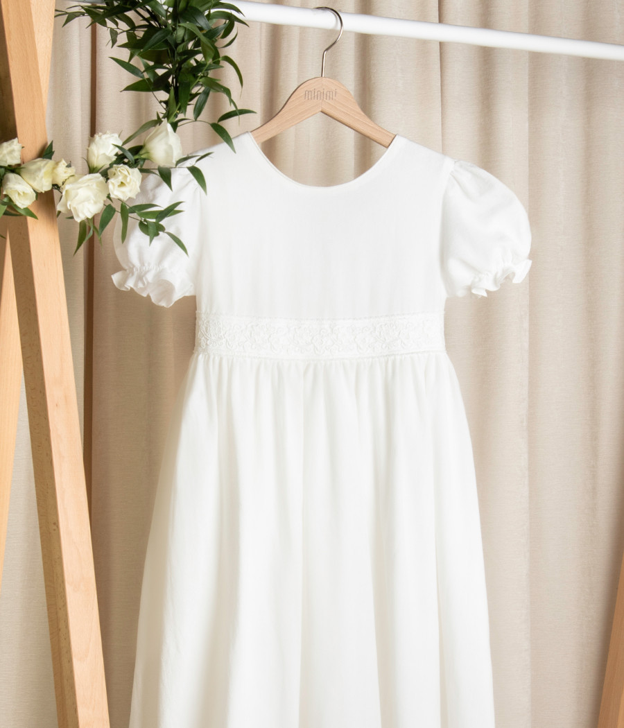 Naturalna sukienka komunijna Lila - minimi