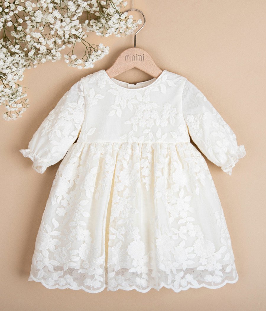 Sukienka koronkowa niemowlęca Flora - minimi