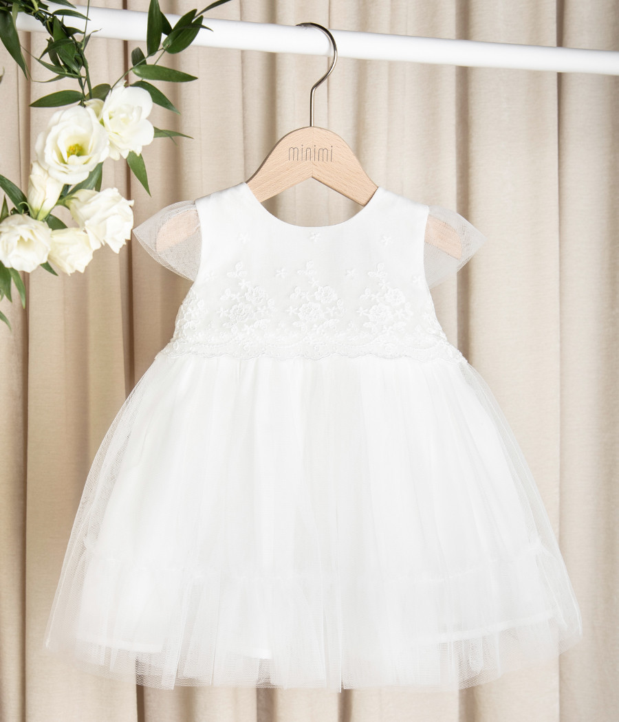 Elegancka sukienka tiulowa dla niemowlaka - minimi