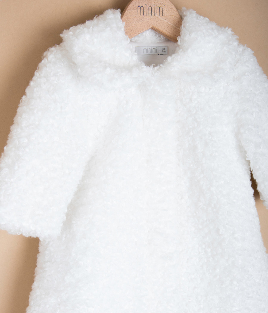 Płaszczyk do chrztu dla dziewczynki - minimi