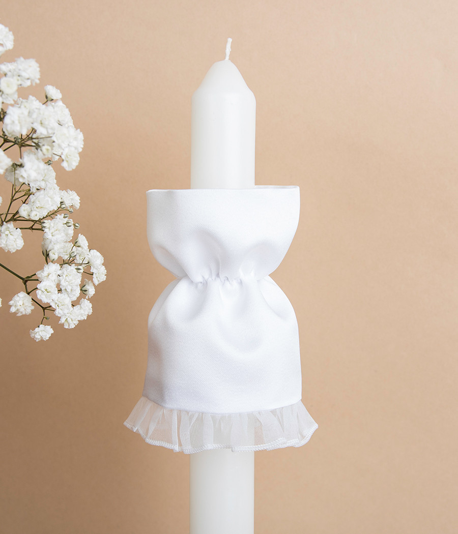 Zestaw szatka i profitka do chrztu z bawełny - minimi