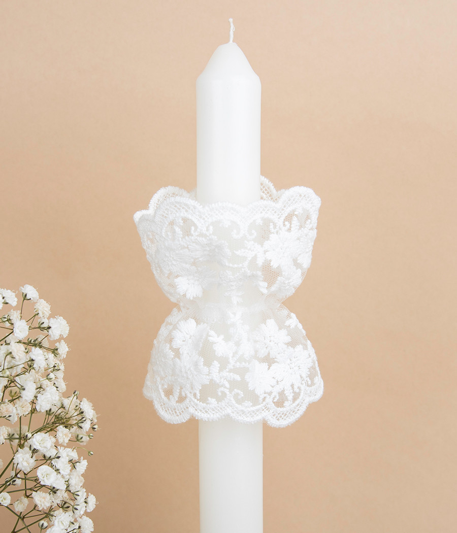 Profitka na święcę koronkowa do chrztu lub na komunię - minimi