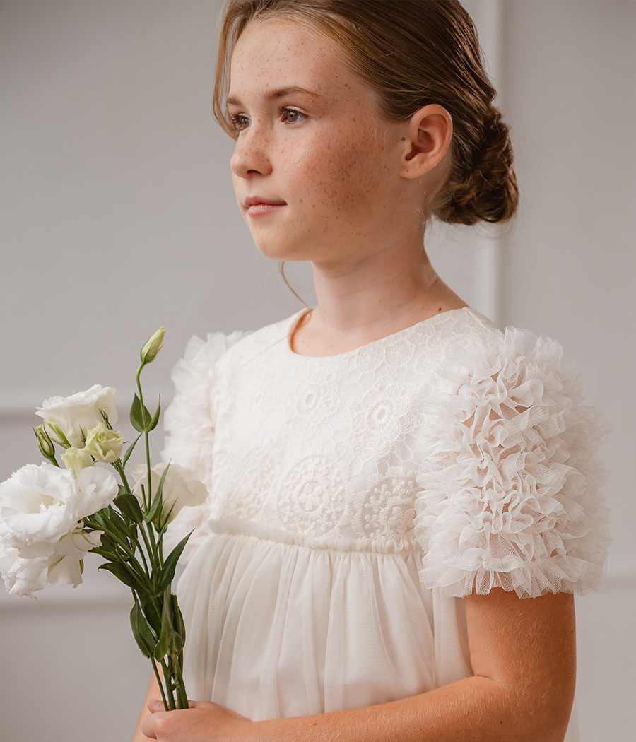 Sukienka tiulowa dla dziewczynki na wyjątkowe okazje - minimi