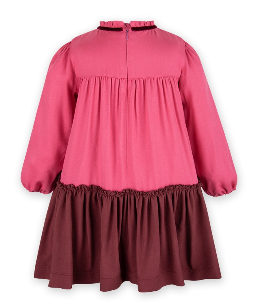 Różowa sukienka dla dziewczynki na wyjątkowe okazje -  minimi