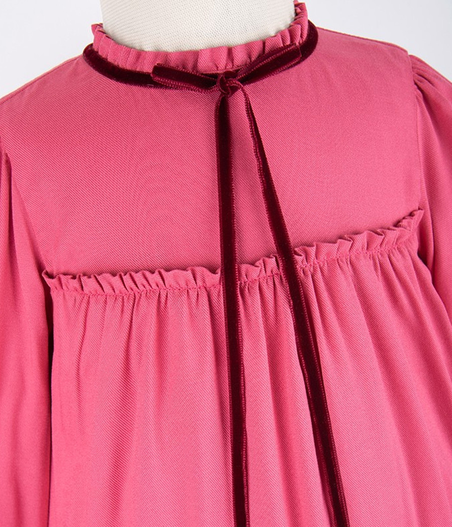 Różowa sukienka dla dziewczynki na wyjątkowe okazje -  minimi